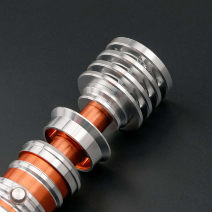 Leia SE lightsaber: High-quality replica with frosted aluminum alloy hilt, removable polycarbonate blade, and advanced electronics, inspired by Princess Leia&