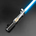 Ani EP3 Proffie 2.2 lightsaber featuring a sleek design and glowing blue blade.