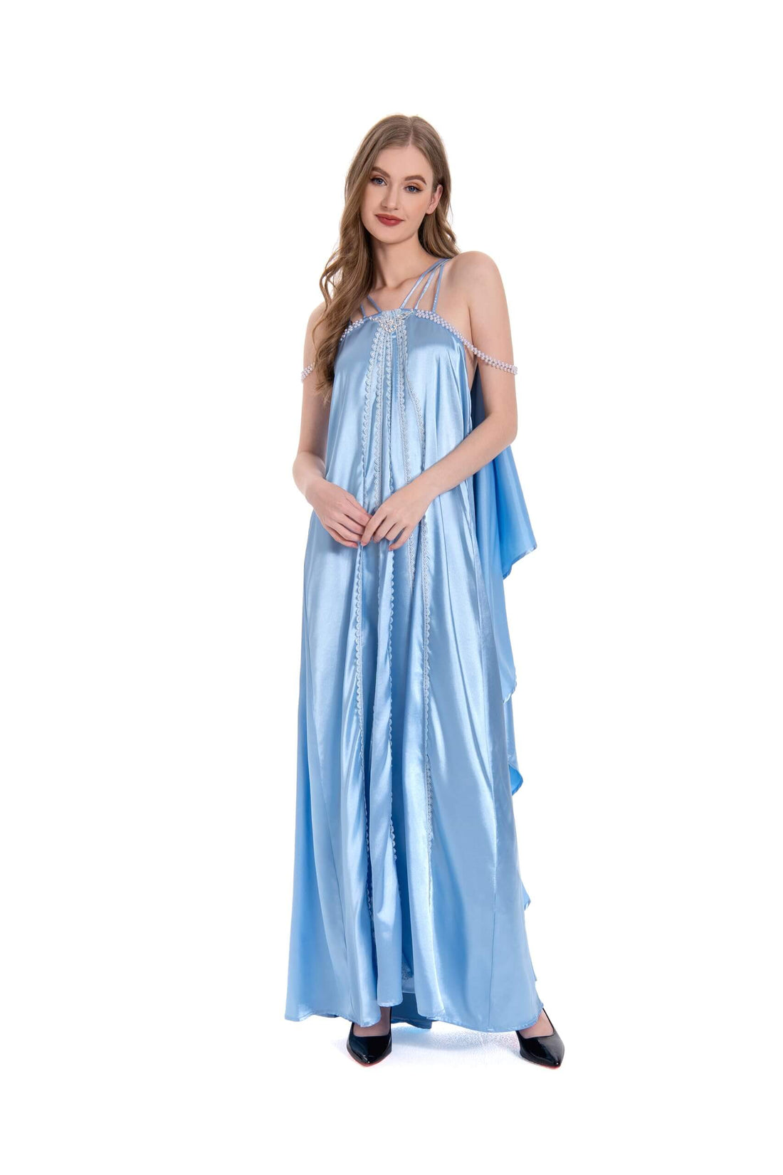 Padme Women Costume Queen Dress Amidala Cosplay Nightgown Outfits Princess Beauty Halloween Costume