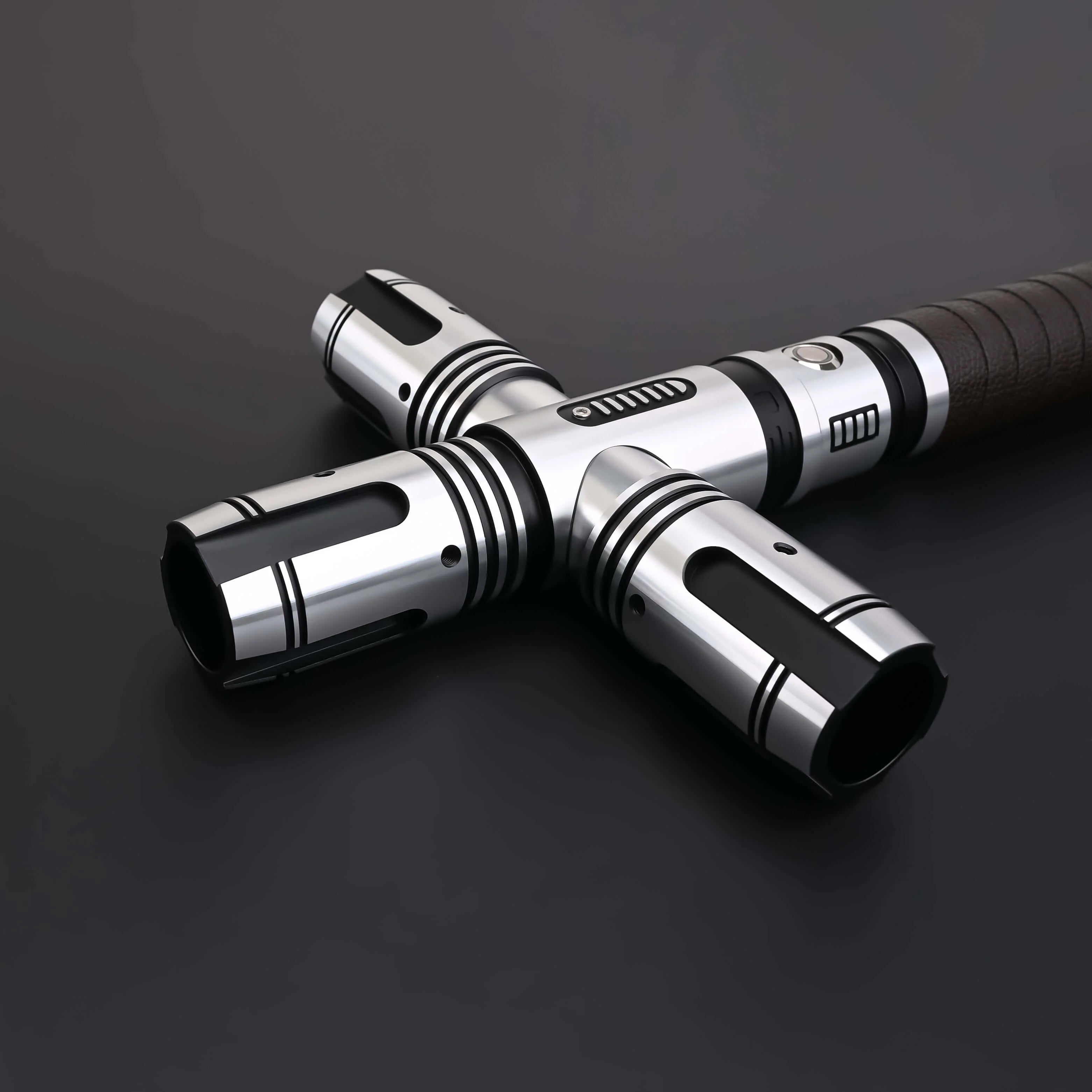 Crusades Lightsaber from NovaSaber showcasing cross-guard design for combat-ready performance.