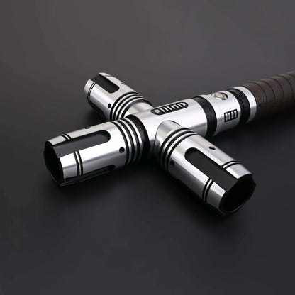 Crusades Lightsaber from NovaSaber showcasing cross-guard design for combat-ready performance.