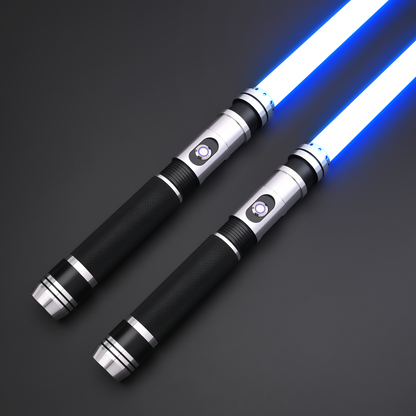 The Gilded Sovereign Twin Lightsabers