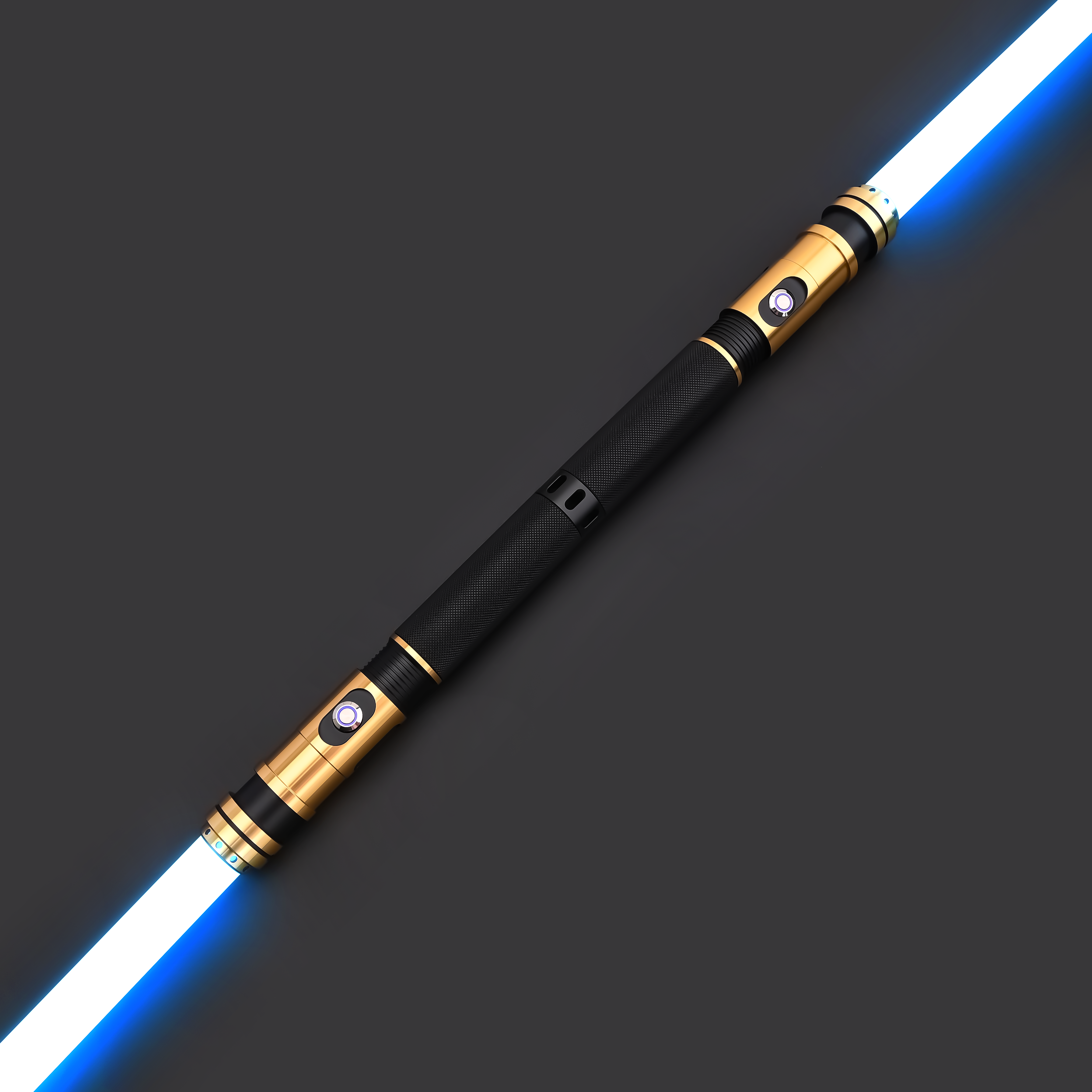 The Gilded Sovereign Twin Lightsabers
