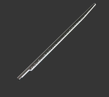 Darksaber Blade showing the MANDO Neopixel Blade design, compatible only with MANDO Neopixel or Proffie.
