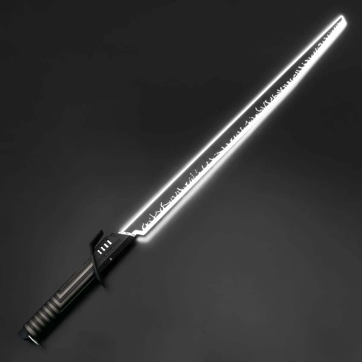 Darksaber Blade (MANDO Neopixel Blade) with glowing edge, designed for MANDO Neopixel or Proffie lightsabers.