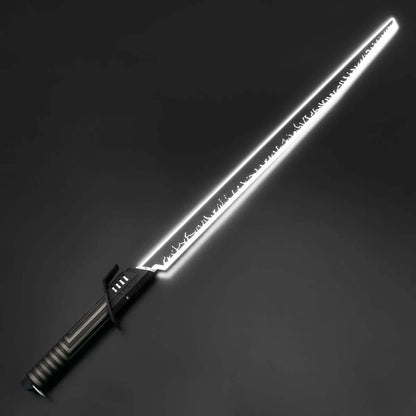 Darksaber Blade (MANDO Neopixel Blade) with glowing edge, designed for MANDO Neopixel or Proffie lightsabers.