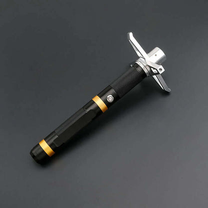 NovaSaber Knight’s Edge Saber – High-performance lightsaber with anodized aluminum alloy hilt, polycarbonate blade, and customizable features for cosplay, dueling, and display