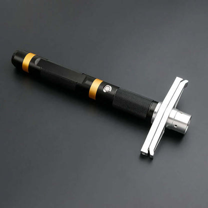 NovaSaber Knight’s Edge Saber – High-performance lightsaber with anodized aluminum alloy hilt, polycarbonate blade, and customizable features for cosplay, dueling, and display