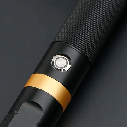 NovaSaber Knight’s Edge Saber – High-performance lightsaber with anodized aluminum alloy hilt, polycarbonate blade, and customizable features for cosplay, dueling, and display