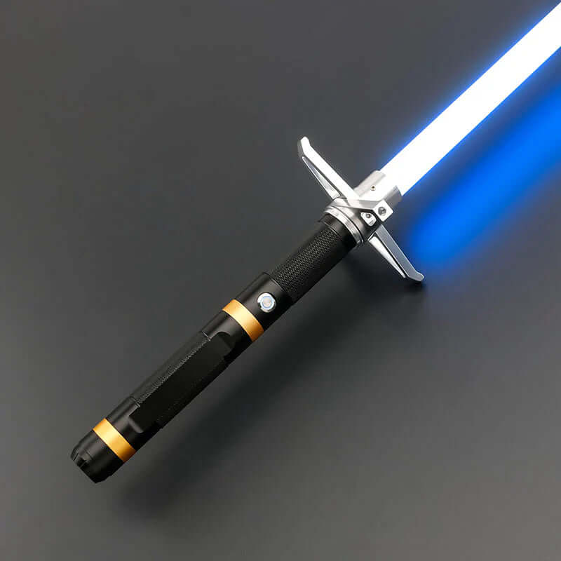 NovaSaber Knight’s Edge Saber – High-performance lightsaber with anodized aluminum alloy hilt, polycarbonate blade, and customizable features for cosplay, dueling, and display