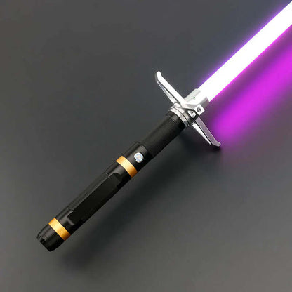 NovaSaber Knight’s Edge Saber – High-performance lightsaber with anodized aluminum alloy hilt, polycarbonate blade, and customizable features for cosplay, dueling, and display