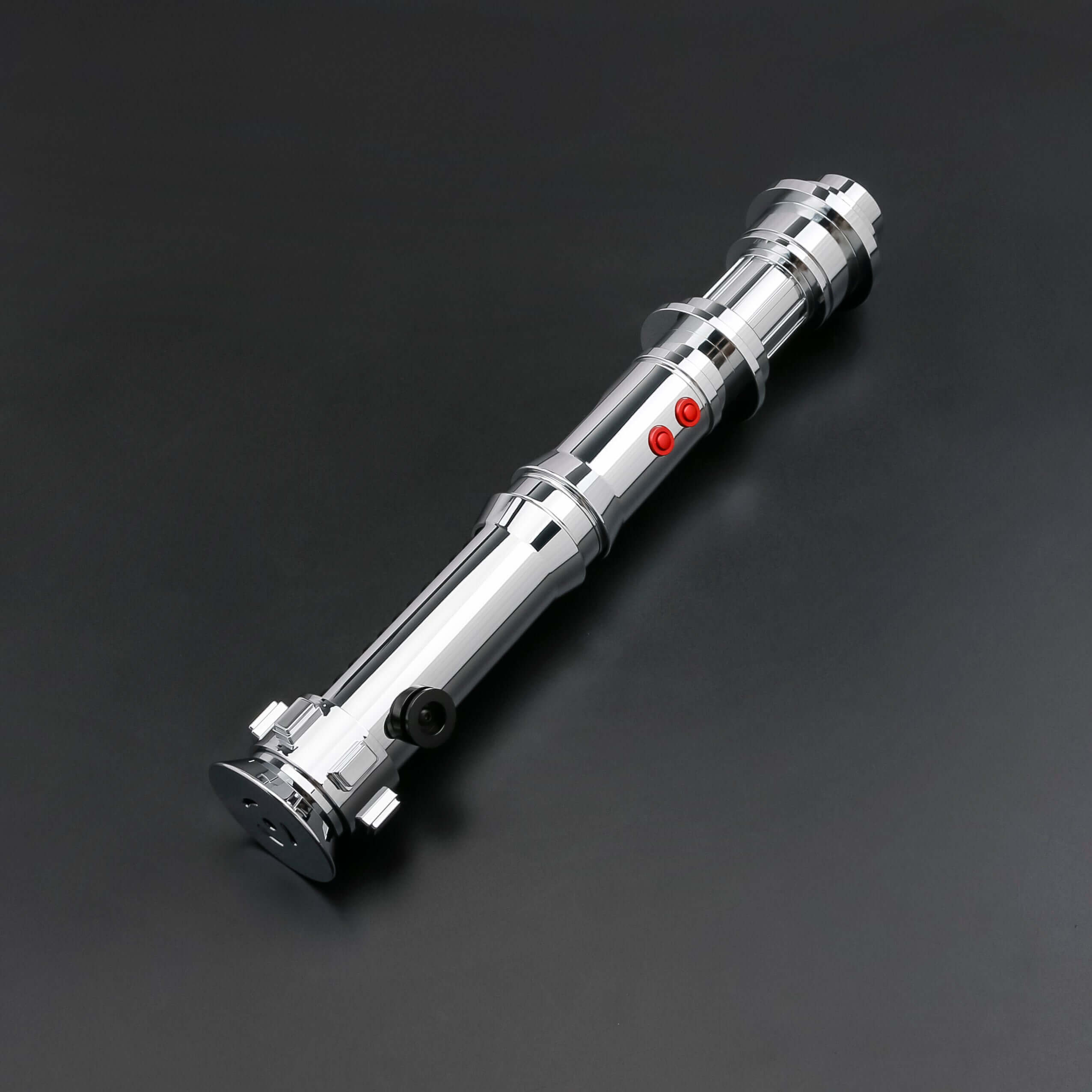 Kyle Katarn lightsaber: High-quality replica with polished hilt, intricate detailing, and durable construction, inspired by Jedi Knight&