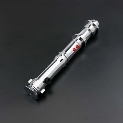 Kyle Katarn lightsaber: High-quality replica with polished hilt, intricate detailing, and durable construction, inspired by Jedi Knight&