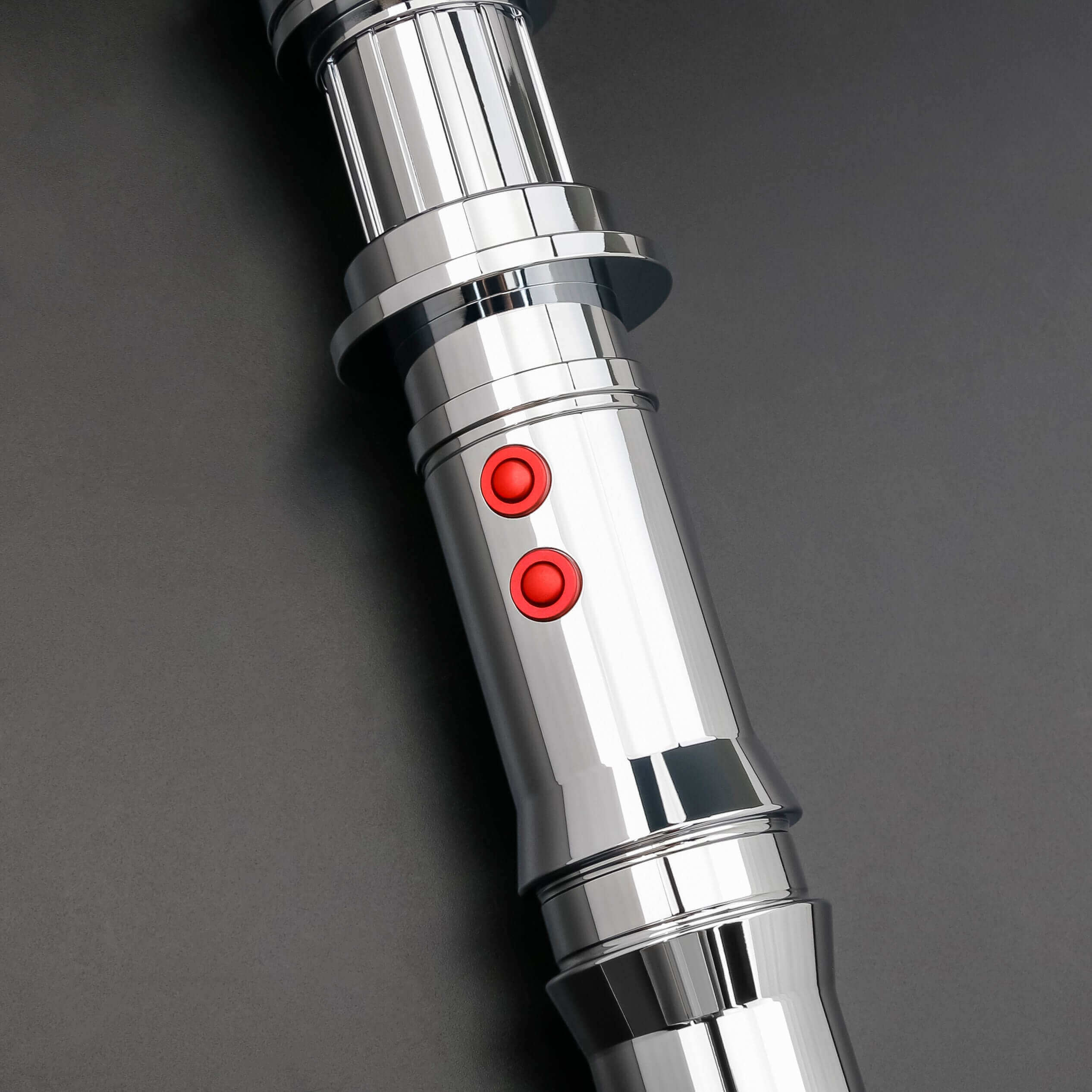 Kyle Katarn lightsaber: High-quality replica with polished hilt, intricate detailing, and durable construction, inspired by Jedi Knight&