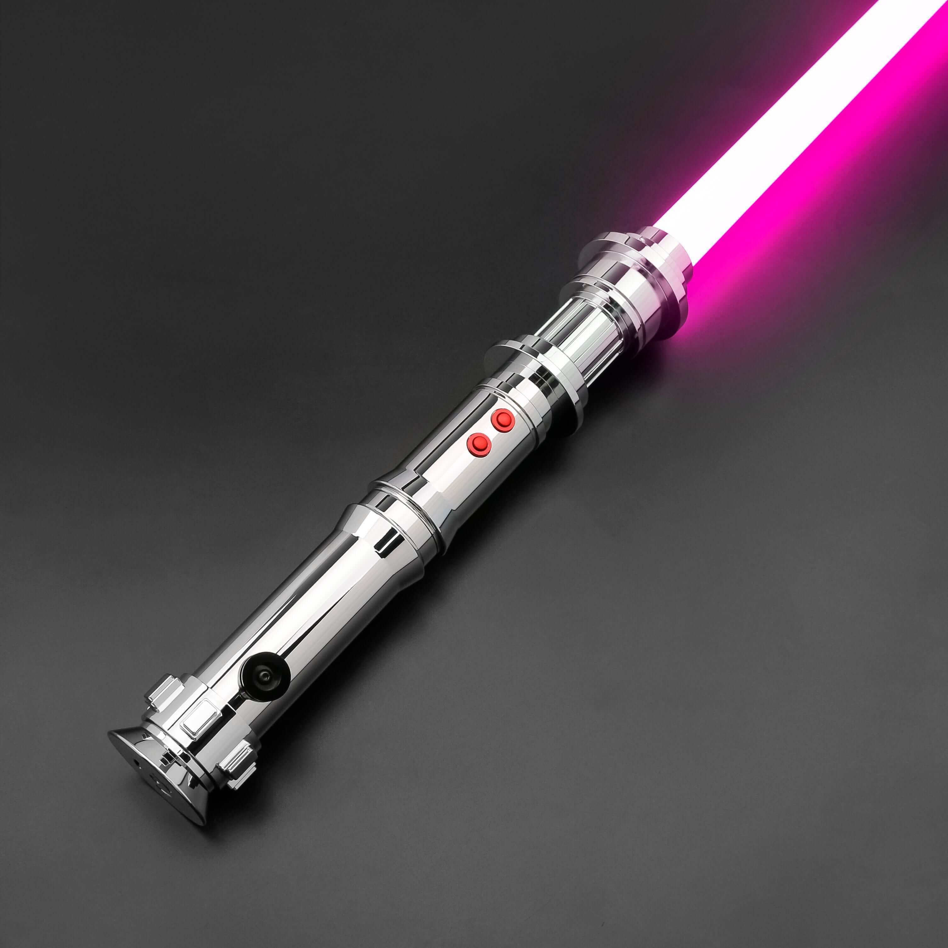 Kyle Katarn lightsaber: High-quality replica with polished hilt, intricate detailing, and durable construction, inspired by Jedi Knight&