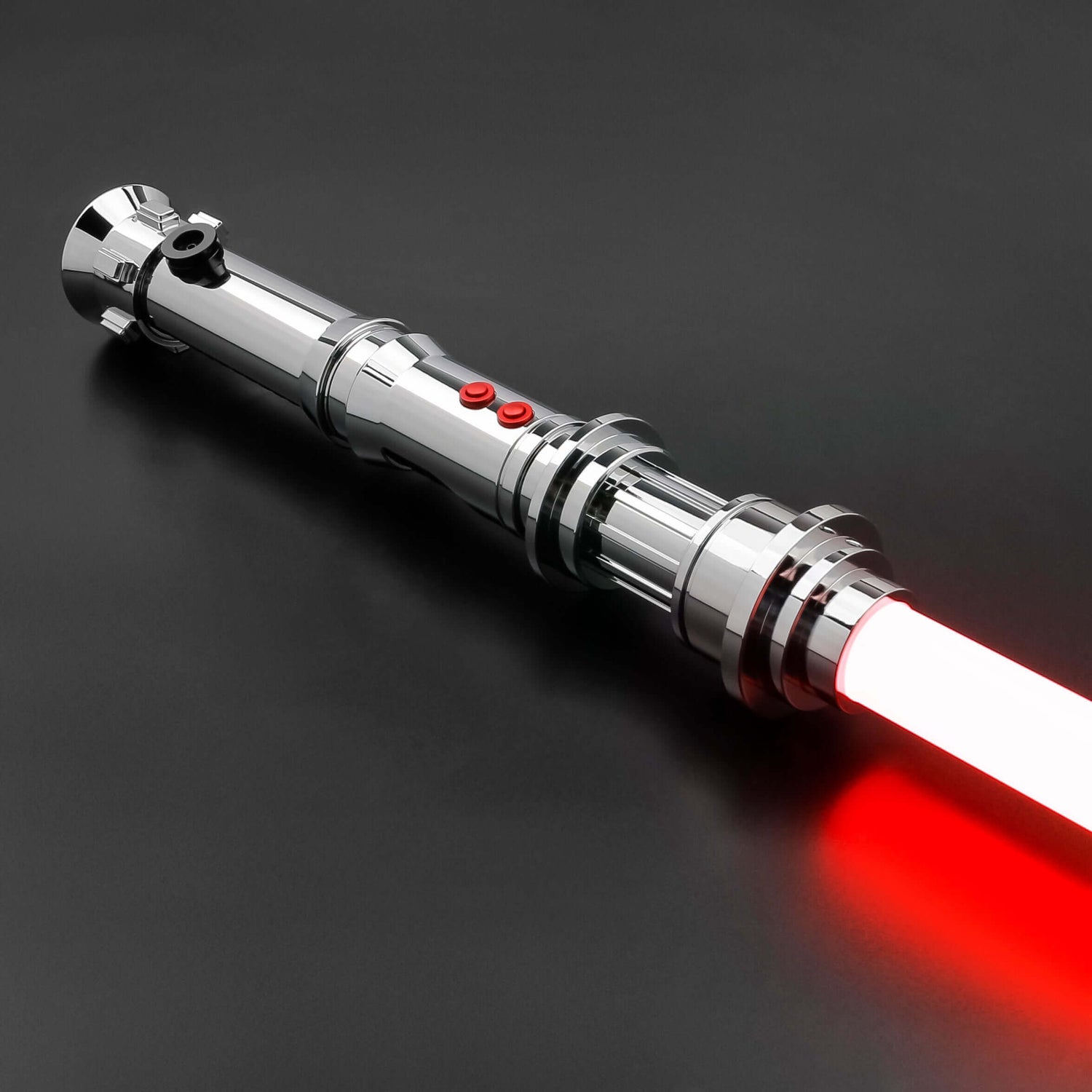 Kyle Katarn lightsaber: High-quality replica with polished hilt, intricate detailing, and durable construction, inspired by Jedi Knight&