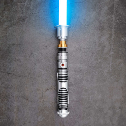 Lord Lightsaber: High-quality replica with frosted aluminum alloy hilt, removable polycarbonate blade, and advanced electronics, inspired by iconic designs.