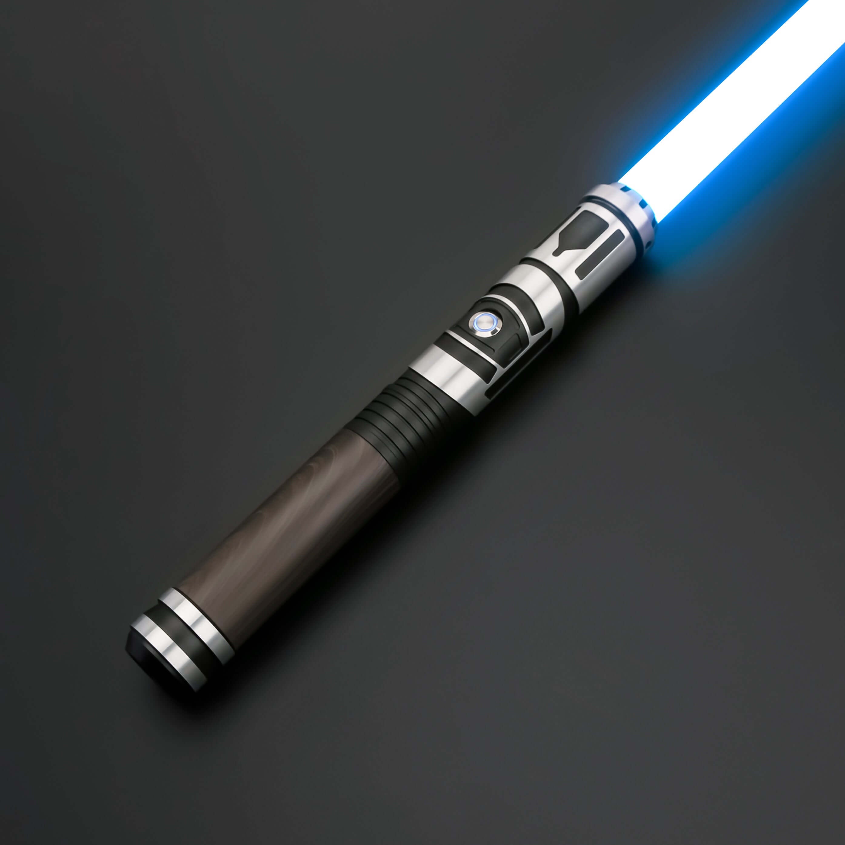 Padawan E07 RGB/Neopixel Saber – 32-inch replaceable polycarbonate blade, RGB S16 core with 12 adjustable colors, 27 built-in sound effects, 50W Neopixel LED, aluminum 6063 hilt, perfect for beginners and intermediate users for training, dueling, cosplay,