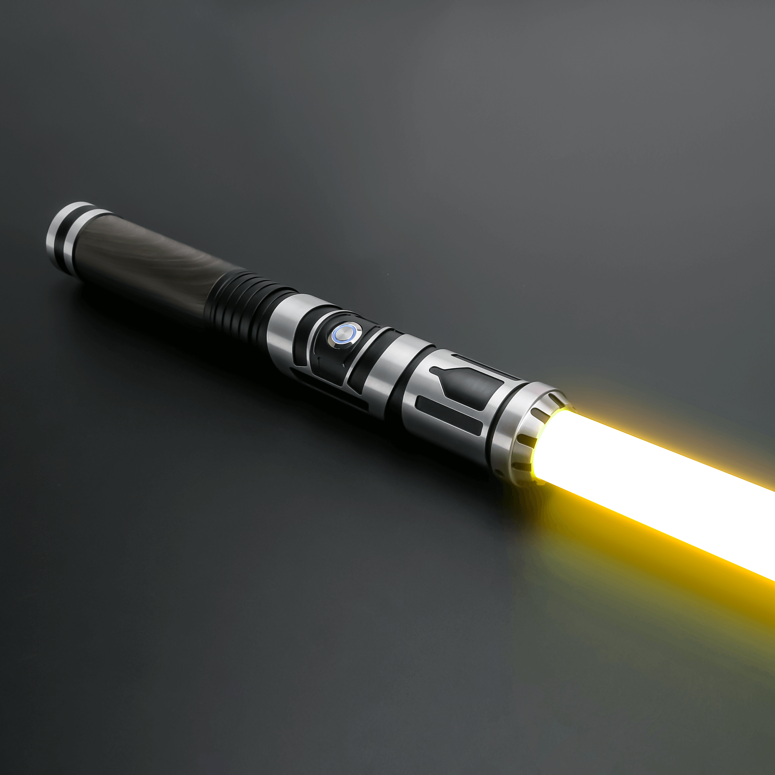 Padawan E07 RGB/Neopixel Saber – 32-inch replaceable polycarbonate blade, RGB S16 core with 12 adjustable colors, 27 built-in sound effects, 50W Neopixel LED, aluminum 6063 hilt, perfect for beginners and intermediate users for training, dueling, cosplay,