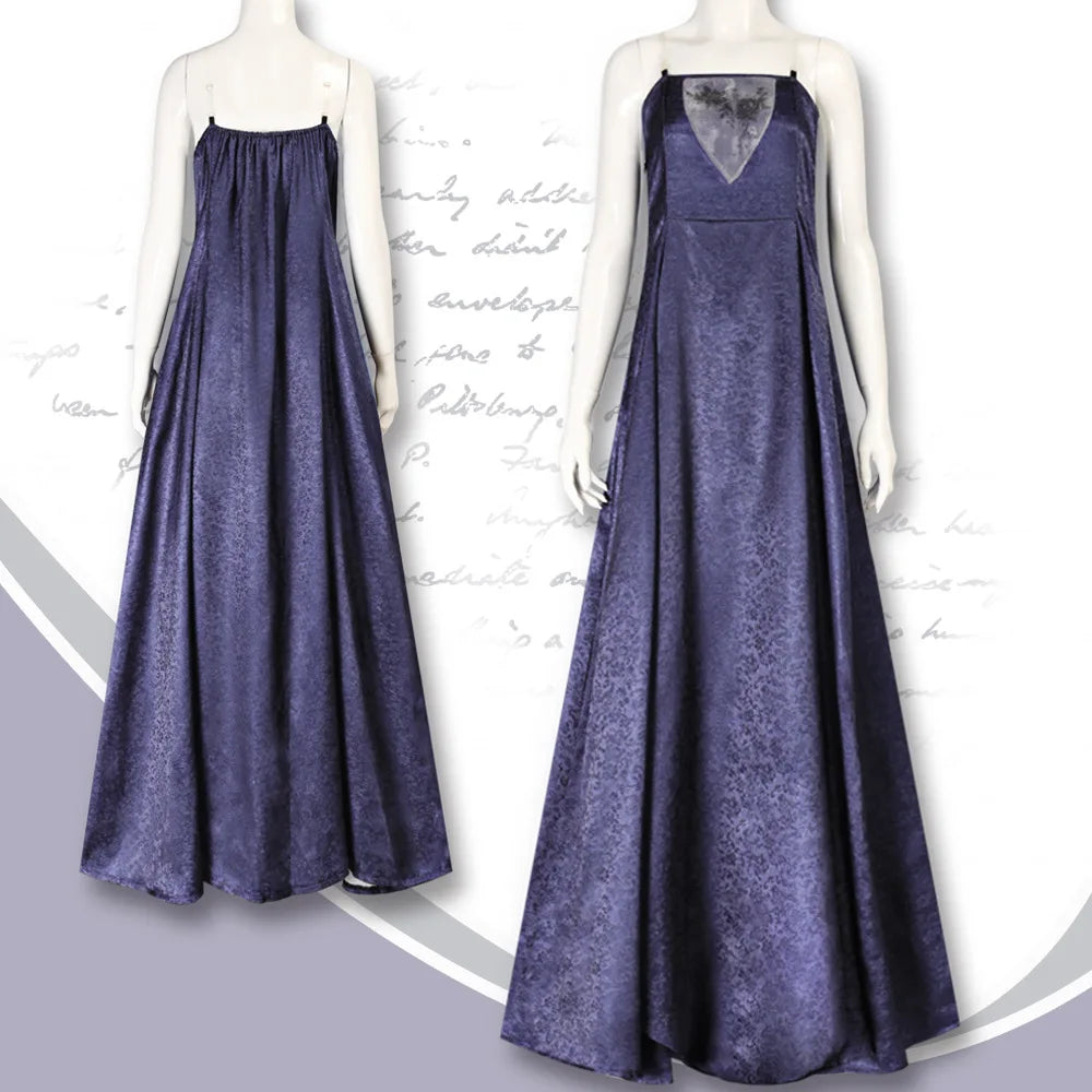 NOVASABERSola Naberrie Women Costume Queen Robe Dress Padme Sister Cosplay Outfits Halloween Carnival Party Suit