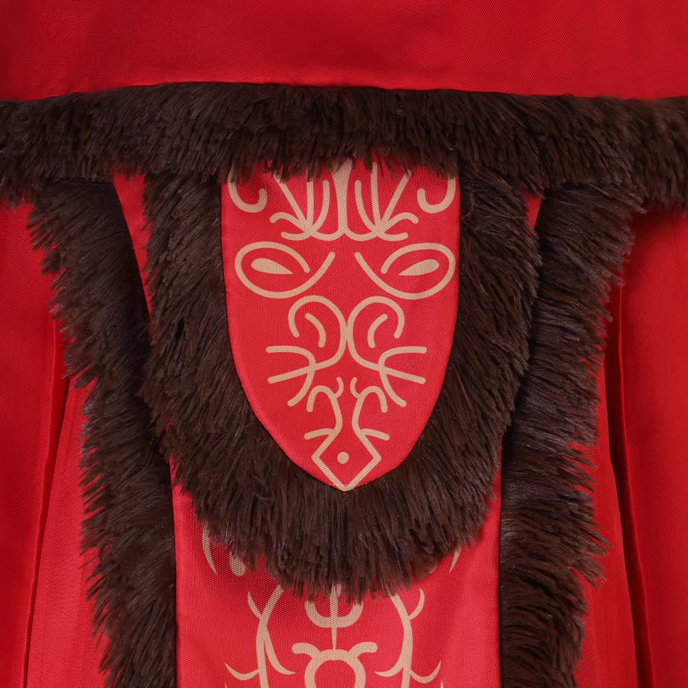 Padme Cosplay Red Long Dress Queen Outfit Fantasy Costume Adult Women Robe Cape Outfits Halloween Carnival Party Suit High Quality Cos