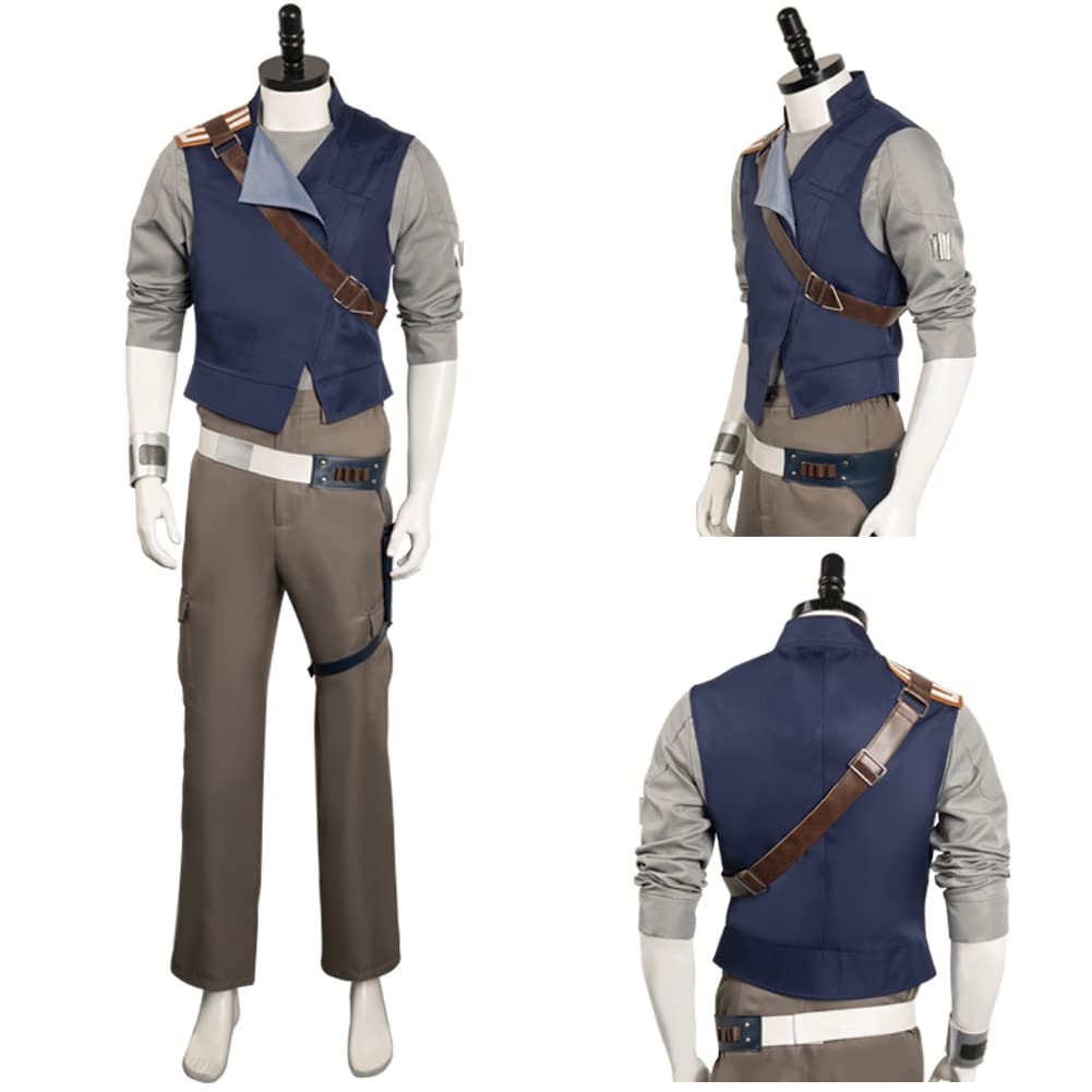 Mens Survivor Cal Kestis Cosplay Costume Outfit Halloween Party Cal Kestis Costume Adult Full Set