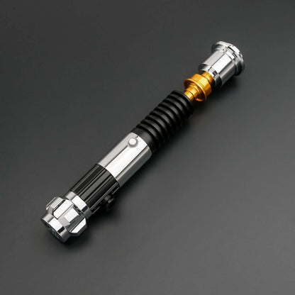 Obi SE lightsaber: High-quality replica with polished hilt, intricate detailing, and durable construction, inspired by Jedi Knight&