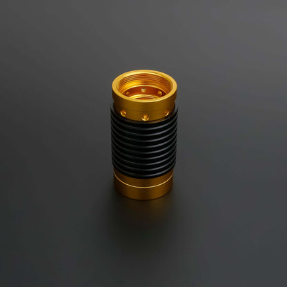 NovaSaber universal quick release coupler designed for 1" diameter lightsaber handles.
