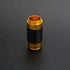 Universal quick release coupler in gold and black design for 1" diameter lightsaber handles.