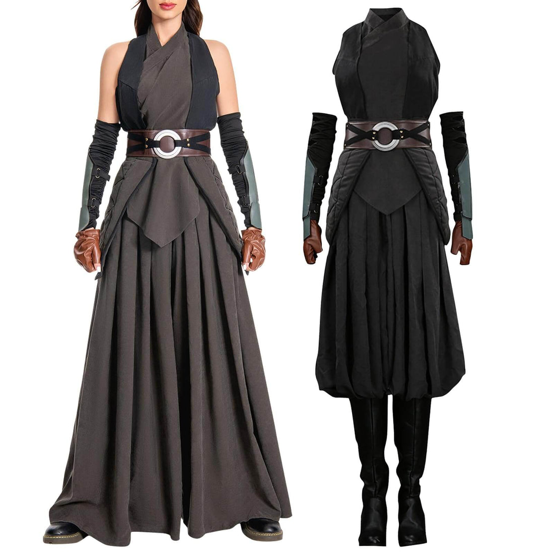 Womens Costume Cosplay Suits Full Set Outfits Adults Cape Robe Uniform Halloween
