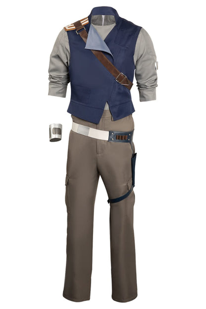 Mens Survivor Cal Kestis Cosplay Costume Outfit Halloween Party Cal Kestis Costume Adult Full Set