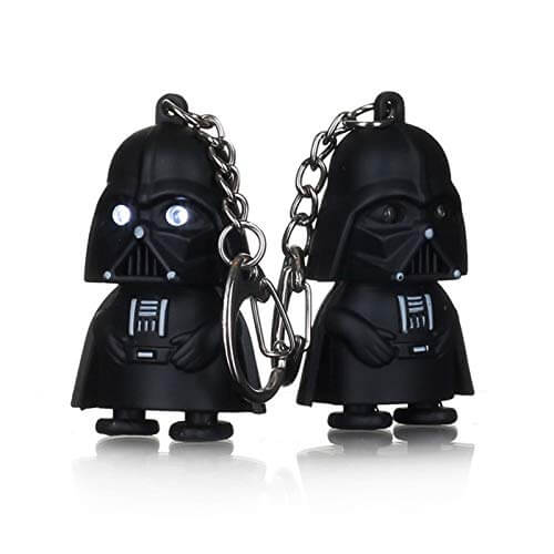 Darth Vader keychain with flashlight