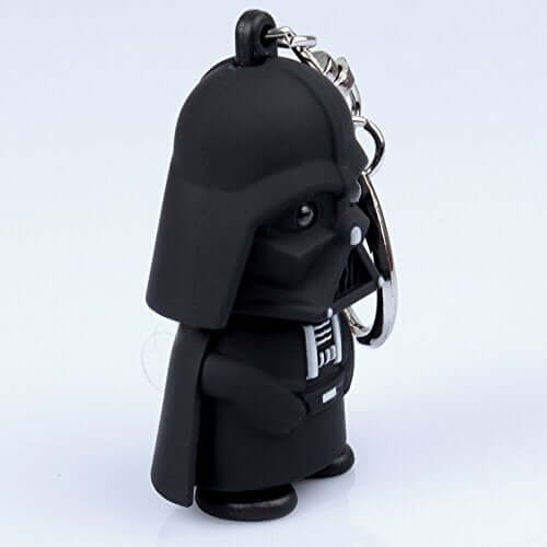 Darth Vader keychain with flashlight