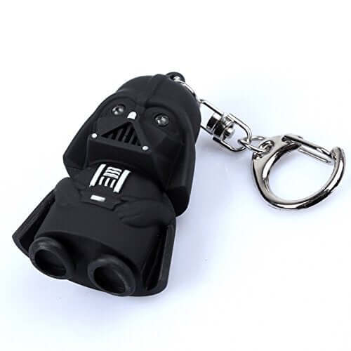 Darth Vader keychain with flashlight