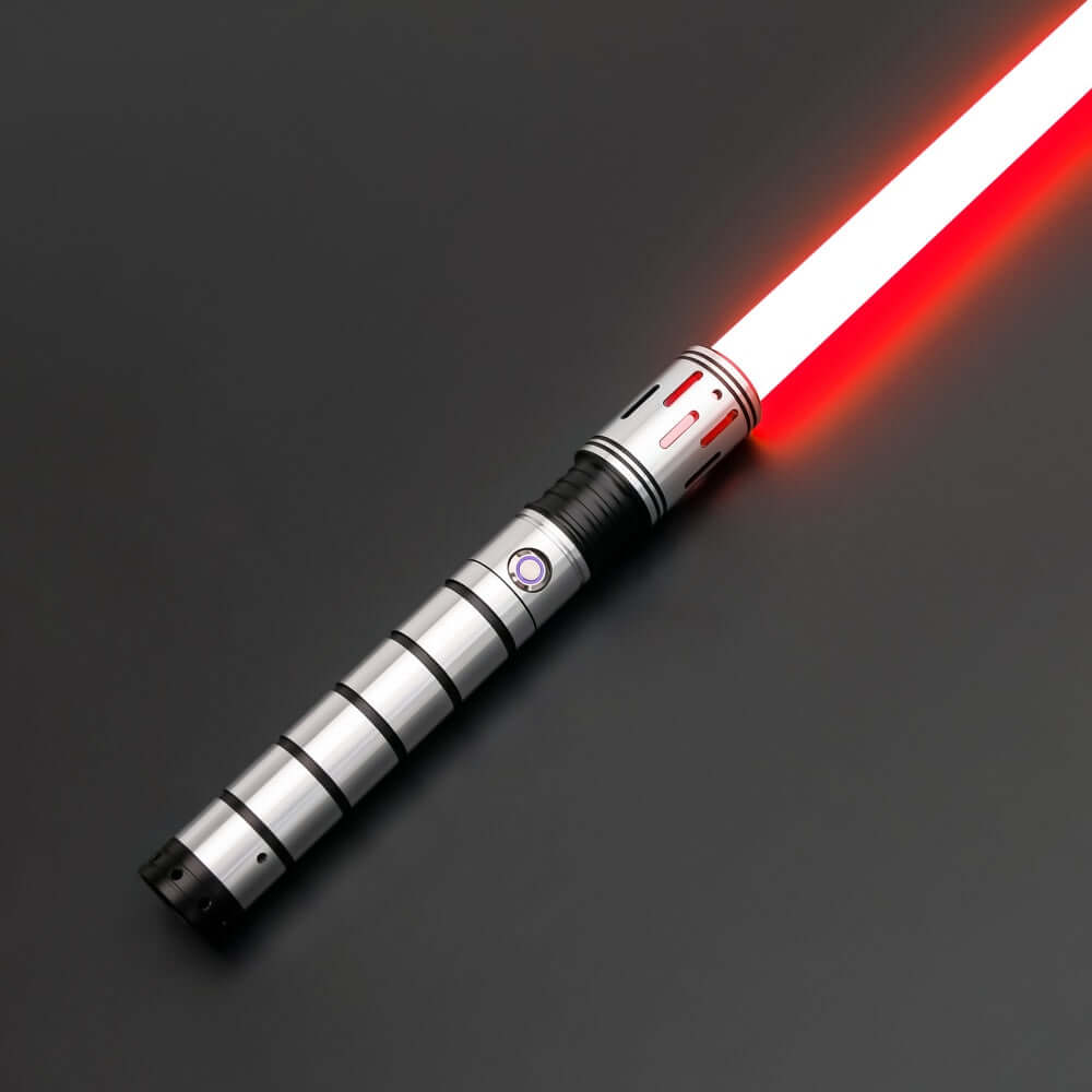 Champion Combat Lightsaber with rugged hilt and polycarbonate blade, designed for intense dueling and display