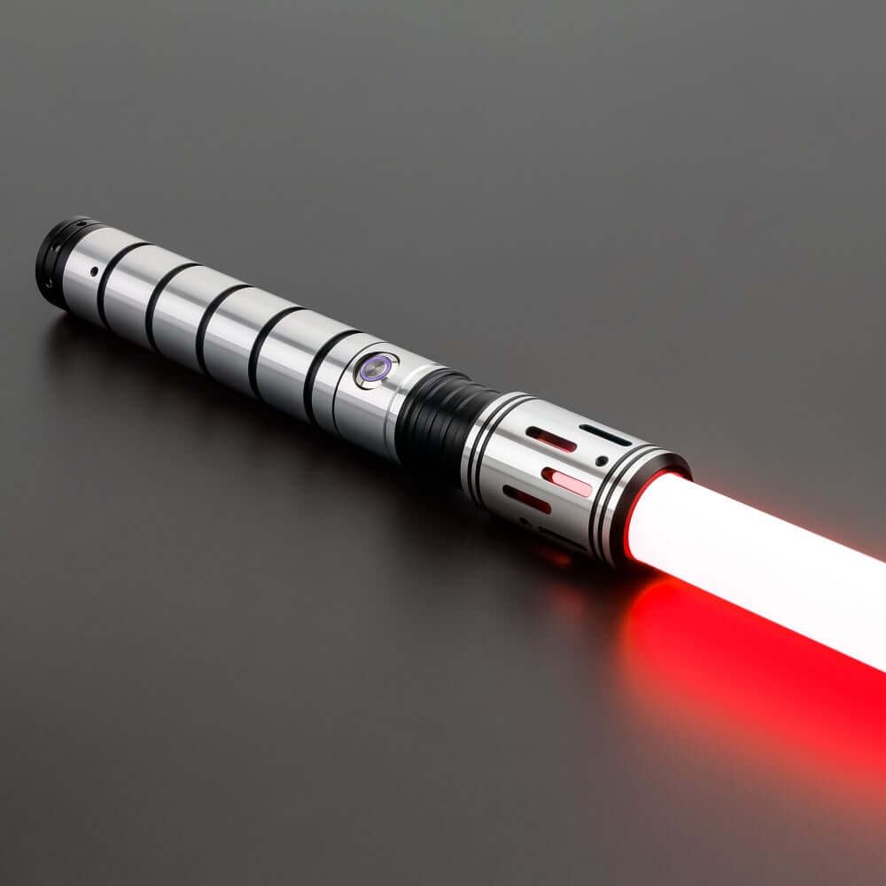 Champion Combat Lightsaber with rugged hilt and polycarbonate blade, designed for intense dueling and display