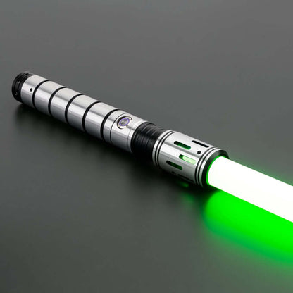Champion Combat Lightsaber with rugged hilt and polycarbonate blade, designed for intense dueling and display