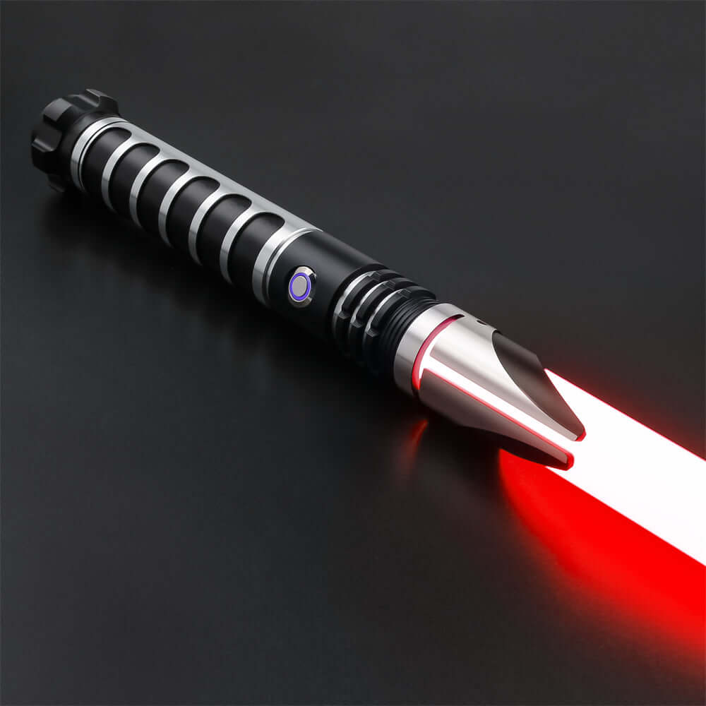 Gladiator Combat Lightsaber with rugged hilt and durable polycarbonate blade, designed for intense dueling and display.