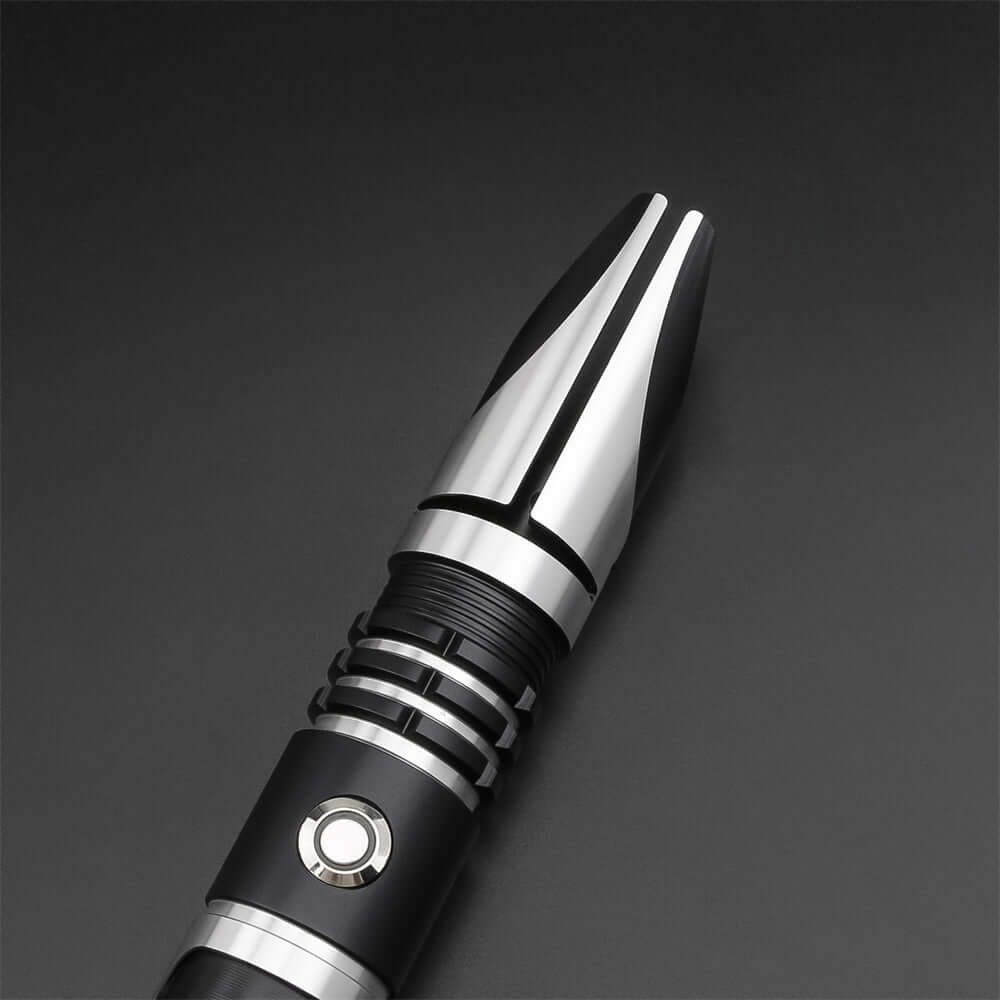 Gladiator Combat Lightsaber with rugged hilt and durable polycarbonate blade, designed for intense dueling and display.