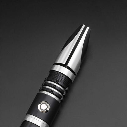 Gladiator Combat Lightsaber with rugged hilt and durable polycarbonate blade, designed for intense dueling and display.