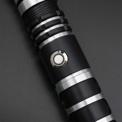 Gladiator Combat Lightsaber with rugged hilt and durable polycarbonate blade, designed for intense dueling and display.