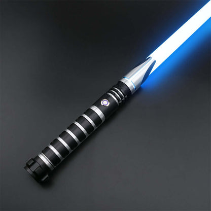 Gladiator Combat Lightsaber with rugged hilt and durable polycarbonate blade, designed for intense dueling and display.