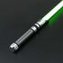 Guardian Combat Lightsaber with T6 aluminum hilt and polycarbonate blade, showcasing its durability and sleek design.