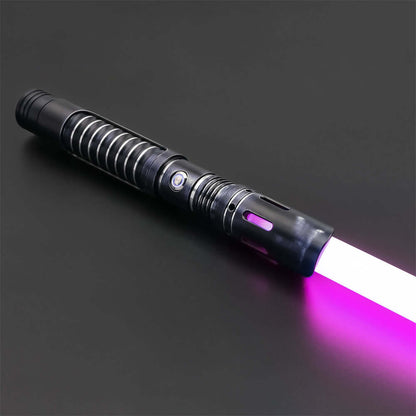 Vanguard Combat Lightsaber with rugged hilt and durable polycarbonate blade, designed for intense dueling and display.