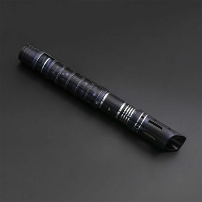 Vanguard Combat Lightsaber with rugged hilt and durable polycarbonate blade, designed for intense dueling and display.