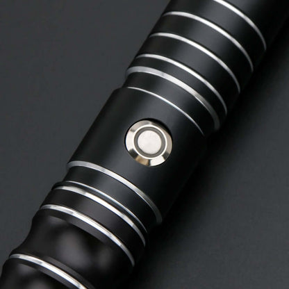 Volcano Combat Lightsaber with rugged hilt and durable polycarbonate blade, designed for intense dueling and display.