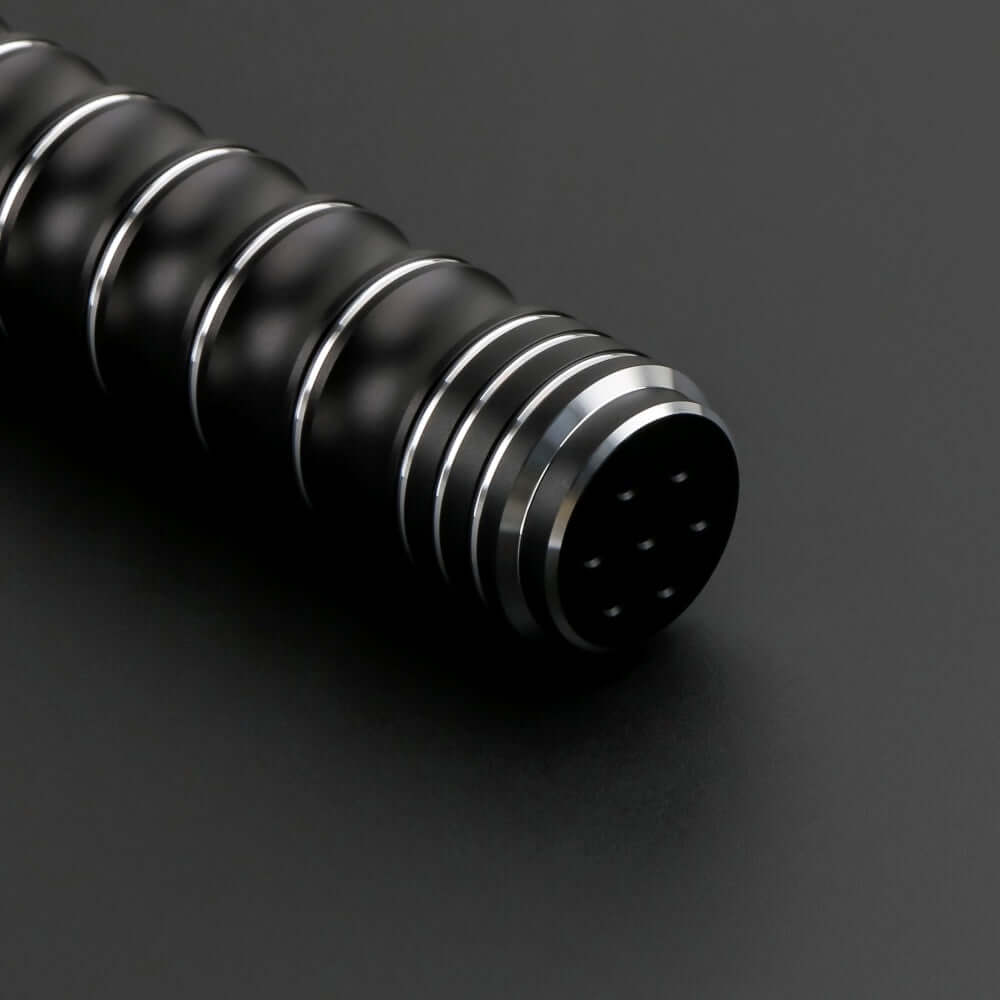 Volcano Combat Lightsaber with rugged hilt and durable polycarbonate blade, designed for intense dueling and display.