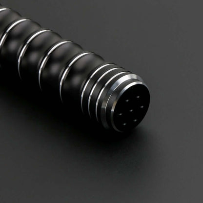 Volcano Combat Lightsaber with rugged hilt and durable polycarbonate blade, designed for intense dueling and display.