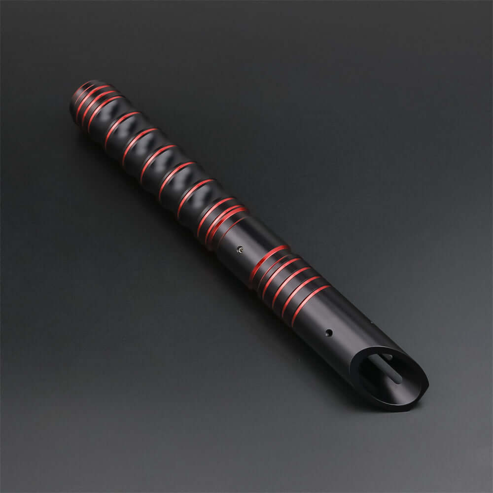 Volcano Combat Lightsaber with rugged hilt and durable polycarbonate blade, designed for intense dueling and display.