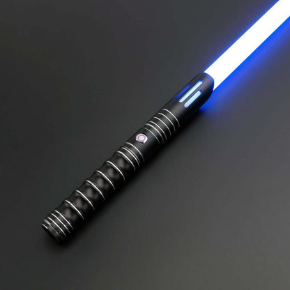 Volcano Combat Lightsaber with rugged hilt and durable polycarbonate blade, designed for intense dueling and display.
